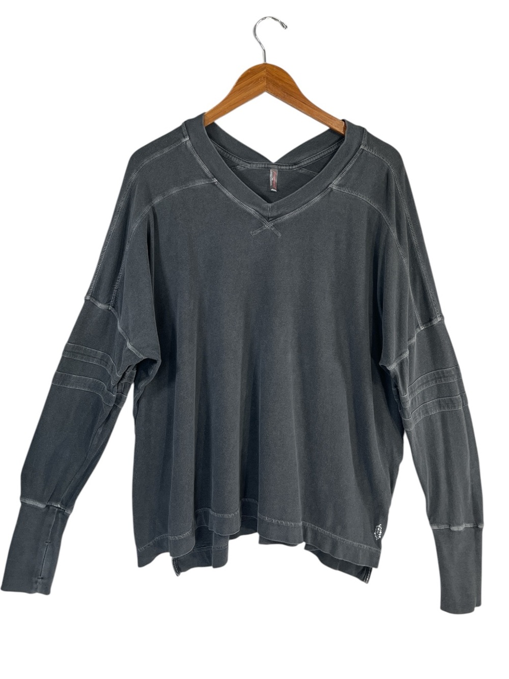 Free People Movement All Star Layer in Faded or Washed Black Size Medium - Picture 4 of 9